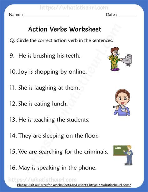 Verbs First Grade Activities, Grade 1 Verbs Worksheets, Doing Verbs Worksheet For Grade 1, Identify Verbs Worksheet, English Grammar For Class 1, Verb Worksheets Grade 2, Action Words Worksheet For Grade 1, Action Verbs Worksheet For Grade 1, Verbs Worksheets For Grade 1