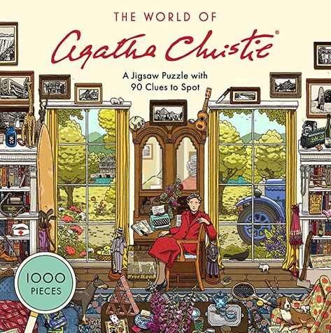 AmazonSmile: The World of Agatha Christie: 1000 Piece Jigsaw Puzzle : Agatha Christie Ltd, n/a, Milstein, Ilya: Everything Else Famous Characters, Miss Marple, Hercule Poirot, Challenging Puzzles, Best Mysteries, Orient Express, Promote Book, 1000 Piece Jigsaw Puzzles, Free Fun