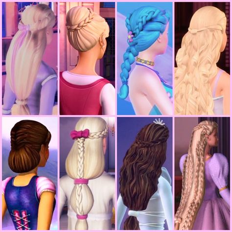 barbie vibes❀ on Twitter: "🎀 pretty Barbie hairstyles 🎀… " Barbie Hairstyles, Pretty Barbie, Disney Barbie, Barbie Hairstyle, Barbie Vibes, Princess Movies, Prințese Disney, Barbie Hair, Movies Outfit