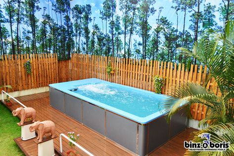 Pools With Jacuzzi, Piscina Diy, Swimming Pool Decorations, Mini Swimming Pool, Portable Swimming Pools, Mini Piscina, Pools For Small Yards, Portable Pools, Luxury Swimming Pools