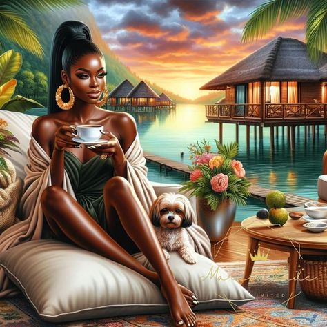 Vintage Black Barbie Art, Barbie Art, Gallery Wallpaper, Art Gallery Wallpaper, Black Barbie, Women Art, Afro Art, African American Women, Black Women Art