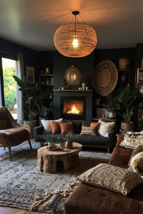 Fall Furniture , Autumn Cozy Fall ,Decor Easy Fall ,
Decor Neutral Fall ,Decor Fall ,Decor Inspiration ,Fall Decor Ideas Dark Boho Decor, Dark Boho Living Room, Boho Living Room Inspiration, Living Room Design Boho, Accessories Dark, Moody Living Room, Boho Chic Interior, Ad Inspiration, Dark Boho