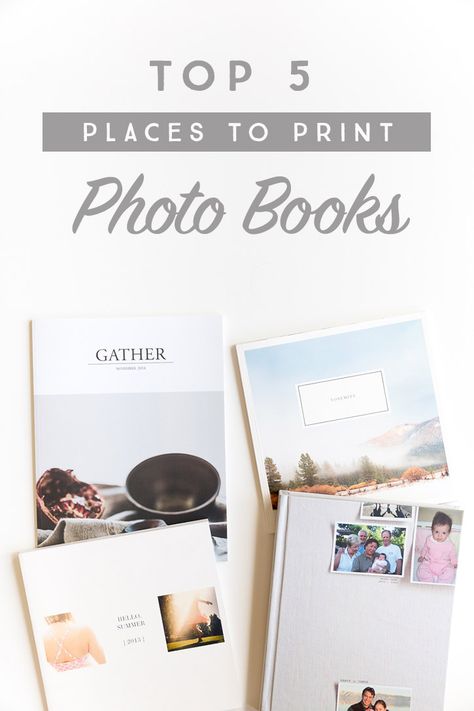 Top 5 Places to Print Photo Books Best Photo Books, Family Yearbook, Photo Book Inspiration, Picture Organization, Album Foto, Foto Tips, Photo Organization, Photo Memories, Photo Projects