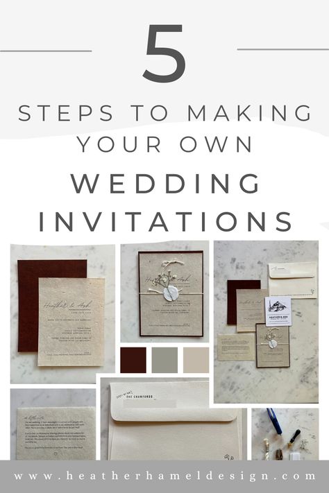 Wedding Invitation Bundle Ideas, How To Design Wedding Invitations, How To Print Wedding Invitations, Boho Wedding Invitations Diy, How To Make Your Own Wedding Invitations, How To Diy Wedding Invitations, Wedding Invitation Cards Diy, What To Include In Wedding Invitations, How To Make Wedding Invitations