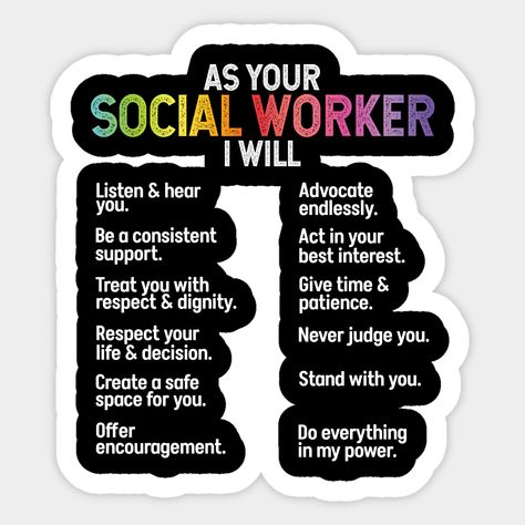 this social worker design shows the huge role social workers play in society. Show your pride for being a social worker by wearing this. Makes a great gift for a social worker. -- Choose from our vast selection of stickers to match with your favorite design to make the perfect customized sticker/decal. Perfect to put on water bottles, laptops, hard hats, and car windows. Everything from favorite TV show stickers to funny stickers. For men, women, boys, and girls. Social Worker Definition, Social Worker Outfits, Social Work Quotes, Social Worker Appreciation, Social Services Worker, Medical Social Worker, Social Work Month, Social Work Humor, School Social Worker