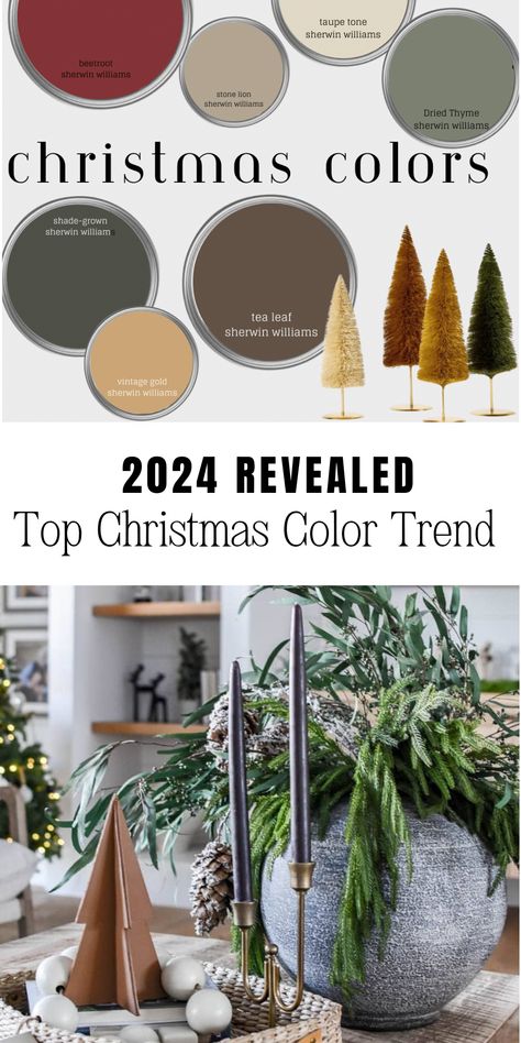 Get ready to deck the halls in style this festive season! 🎁 Discover the hottest Christmas color trends for 2024, and learn how to infuse these vibrant shades into your holiday decorations, fashion, and parties. ✨ Don't miss out on the most fabulous trends - see my blog for more ideas! 💫 Popular Christmas Themes 2024, Christmas 2024 Colors Trends, Christmas 2024 Color Trends, Trending Christmas Colors 2024, 2024 Holiday Decor Trends, Christmas 2024 Decor Trends, Christmas Colors For 2024, Holiday Decor 2024, 2024 Christmas Color Trends