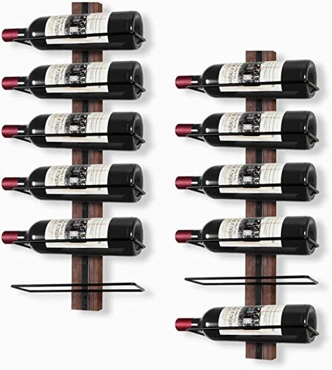 Amazon.com: B4Life Wine Rack Wall Mounted, Wall Wine Rack for 12 Wine Bottles Wood Wine Racks for Wall, Wine Holder Wall Mounted Wine Bottle Racks for Kitchen,Dining Room,Bar : Home & Kitchen Wine Racks For Wall, Wine Holder Wall, Wall Wine Holder, Wine Rack Wood, Wine Organization, Wall Wine Rack, Wine Bottle Display, Wine Rack Cabinet, Wall Mounted Wine Rack