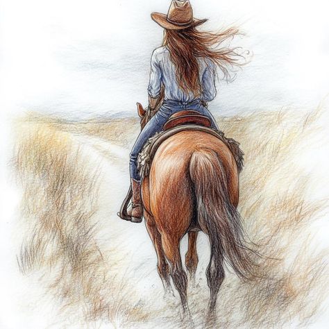 Woman On A Horse, Cowgirl Images, Woman Riding Horse, Horse Clipart, Country Backgrounds, Rasy Koni, Image Background, Horse Drawing, Cowboy Art