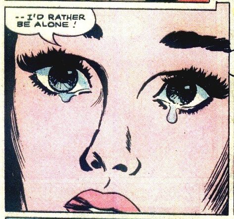 If that were the case I'd rather be alone. Comic Pop Art, Vintage Pop Art, Pop Art Girl, Pop Art Comic, Kali Uchis, Bd Comics, Old Comics, Arte Inspo, Retro Comic