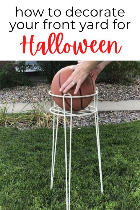 Upcycling, Quick Diy Halloween Decorations, Halloween Yard Decorations Diy, Diy Yard Decor, Spider Web Decoration, Cheap Halloween Decorations, Halloween Outside, Halloween Decorations Outdoor, Halloween Decor Ideas