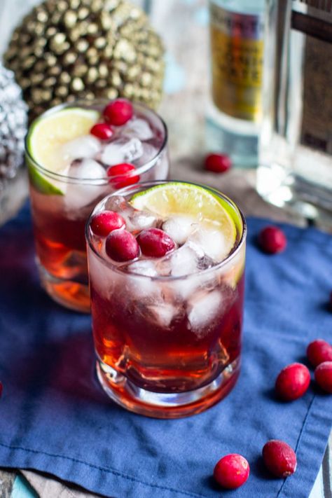 Festive Cranberry Gin and Tonic Recipe - A Nerd Cooks Christmas Old Fashioned, Gin And Tonic Recipe, Cranberry Simple Syrup, Boat Drinks, Christmas Gin, Refreshing Beverages, Tonic Recipe, Cranberry Cocktail, Gin Drinks