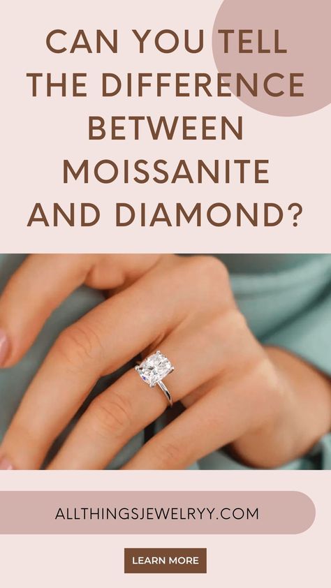 Moissanite Vs Lab Diamond, Diamond Vs Moissanite Side By Side, Moisannite Vs Diamond, Moissanite Vs Diamond Comparison, Recycled Gold Jewelry, Jewelry Questions, Moissanite Vs Diamond, Ring Inspo, Jewelry Tips