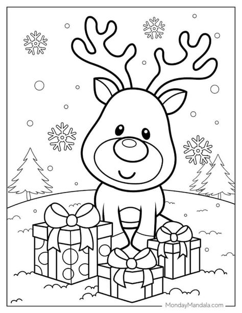 Christmas Free Coloring Printables, Feliz Navidad Coloring Pages, Christmas Color Pages For Kids, Bluey Coloring Pages Free Christmas, Printable Coloring Pages Christmas, Christmas Coloring Pictures Free Printable, Christmas Themed Coloring Pages, Fun Christmas Coloring Pages, Winter Holiday Coloring Pages