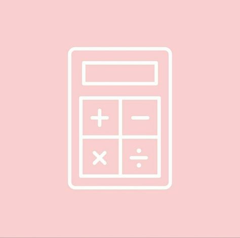 Pastel Pink App Icons Kawaii, Pink App Icons Calculator, Cute Calculator Icon, Pink Aesthetic Icons For Apps, Calculator Icon Aesthetic, Pink Calculator Icon, Pink Notes Icon, Pink Photos Icon, Pink Iphone Icons