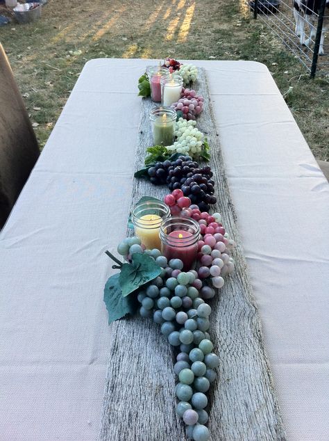 Italian Party Decorations, Labor Day Decorations, Italian Centerpieces, Italian Dinner Party, Italian Party, Centerpieces Ideas, Dinner Party Decorations, Wine Event, Wine Dinner