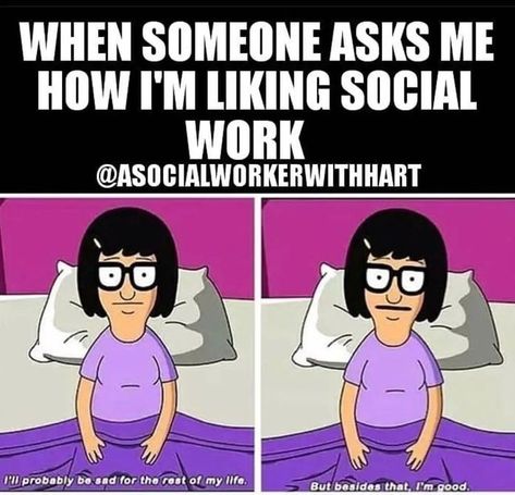 Social Workers Life on Instagram: "Follow us @social_workers_life for more!! DM us for credit/removal From @asocialworkerwithhart . . . #socialworkermonth #socialworker #socialworkerinthemaking #socialworkersstandup #socialworkerintraining #socialworkeratwork #socialworkersrule #socialworkerhumor #socialworkersunite #socialworkersofinstagram #socialworkerslife #socialworkersofficial #socialworkersbelike #socialworkerproblems #socialworkersrock #socialworkerlife" Social Worker Humor Funny, Social Worker Memes, Social Work Meme, Social Worker Month, Social Work Quotes, Work Quotes Funny, Work Quotes Inspirational, Social Workers, Work Memes