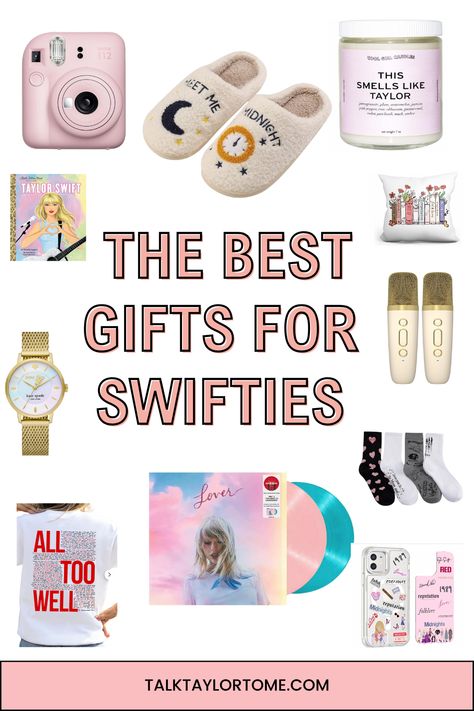 Calling all Taylor Swift fans! 🎶 Looking for the perfect gift? Look no further! Our Swiftly Delightful Gift Guide has got you covered. From Taylor-inspired merchandise to concert essentials, we've handpicked the most incredible presents any Swiftie would adore. 🎁 Get ready to make someone's day with these magical surprises! 💖 #TaylorSwift #GiftGuide 13 Birthday Gifts, Concert Essentials, Taylor Swift Gifts, Taylor Swift Birthday Party Ideas, Taylor Swift Merchandise, Taylor Swift Birthday, Themed Gift Baskets, Diy Gift Baskets, Diy Fan