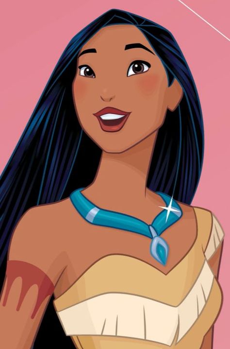 Pocahontas Pictures, Disney Characters Mulan, Pocahontas Drawing, Anastacia Disney, Megara Disney, Disney Princess Pocahontas, Pocahontas Disney, Princess Pocahontas, Official Disney Princesses