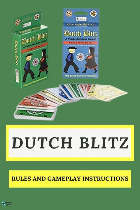 Dutch Blitz (Rules and Gameplay Instructions) Dutch Blitz Card Game, Dutch Blitz, Family Friendly Games, Game Rules, Group Games, Card Game, Card Games, To Play