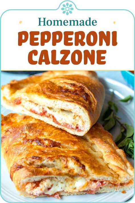 Pepperoni Pizza Calzone, Calzone Pepperoni, Calzone Recipe Ricotta, Pepperoni Calzone Recipe, Calzone Recipe With Pizza Dough, Calzones With Pizza Dough, Traeger Pizza, Homemade Calzone Recipe, Pepperoni Calzone