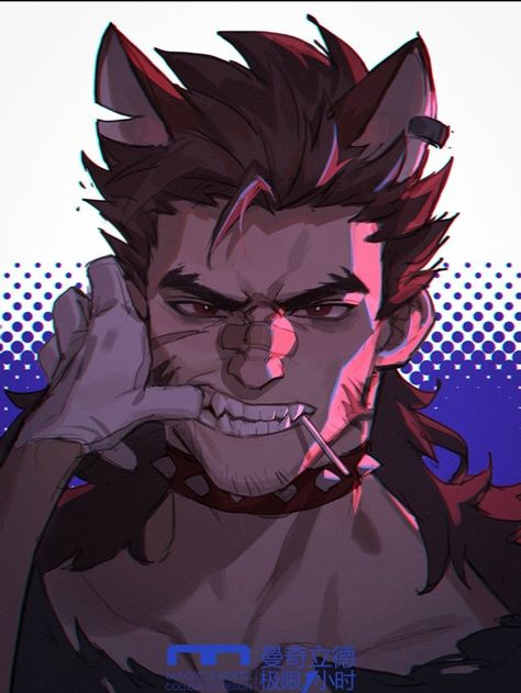 Canine Teeth, Werewolf Art, Character Sketch, Character Design Male, Sketchbook Art Inspiration, Male Art, Art Reference Poses, Fantasy Character Design, Character Illustration