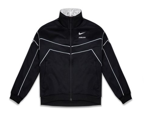 Women's Nike x Ambush Reversible Jacket in Black Nike X Ambush, Reflective Jacket, Nike Tracksuit, Fashion Suits For Men, Love Fitness, Reversible Jacket, Mens Winter Fashion, Sportswear Women, Workout Jacket