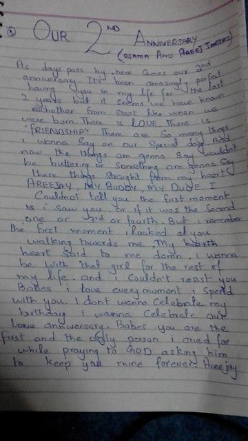 Happy 2nd anniversary areejay❤❤😘😘😍 page 1 Babes wrote it with all my heart just for u 👫👫👫 2 Year Friendship Anniversary Quotes, 1 Year Friendship Anniversary Quotes, 2nd Year Anniversary Quotes, Happy 2nd Anniversary My Love, Friendship Anniversary Quotes, 2 Year Anniversary Quotes, Happy 2nd Anniversary, Friendship Anniversary, 2 Year Anniversary