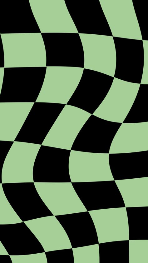 Dark Green Checkered Wallpaper, Green Checkers Wallpaper, Funky Patterns Wallpaper, Black And Green Wallpaper Aesthetic, Trippy Checkered Pattern, Cute Checkered Wallpaper, Green Checkered Wallpaper, Funky Backgrounds, Checkers Wallpaper