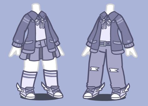 School Gacha Club Outfits, Gacha Club Outfit Ideas Uniform, ชุด Gacha Club, School Outfit Gacha Club, Blue Gacha Club Outfits, Gacha Club School Outfit Ideas, Gacha Club Outfit Uniform, Gacha Uniform Ideas School, School Outfits Gacha Club