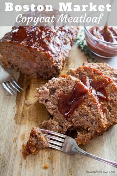 Boston Market Meatloaf Recipe, Boston Market Meatloaf, Recipes Hamburger, Meatloaf Dinner, Boston Market, Meatloaf Ingredients, Classic Meatloaf, Good Meatloaf Recipe, Kid Snacks