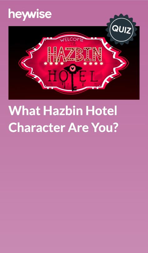 Hazbin Hotel Mbti, Hazbin Hotel Oc Generator, Smash Or Pass Hazbin Hotel, Which Hazbin Hotel Character Are You, What Hazbin Hotel Character Are You, What Hazbin Hotel Character Are You Quiz, Hazbin Hotel Quiz, Hazbin Hotel Headcanons, Oc Generator