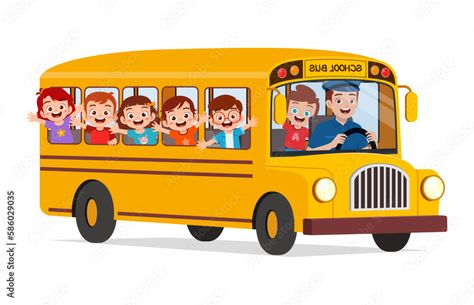 Download little kids boy and girl ride school bus and go to school Stock Vector and explore similar vectors at Adobe Stock. Bus Cartoon, School Cartoon, Go To School, Boy And Girl, School Bus, Adobe Stock, Kids Boys, Cartoon Characters, Stock Vector