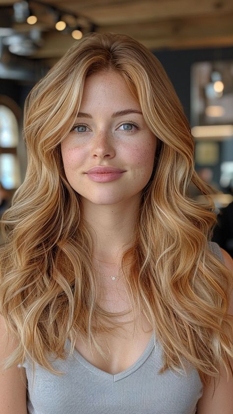 25 Strawberry Blonde Hair Shades That Will Leave You Feeling Berry Beautiful Cool Tone Strawberry Blonde Hair, Blonde With Strawberry Blonde Lowlights, Ginger Highlights, Cherry Blonde, Devney Perry, Hairstyle 2024, Copper Blonde Hair, Women's Haircut, Blonde Lowlights