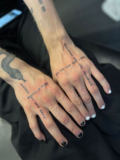 Small Hand Tats Men, Tattoo For Men Hand Small, Spiritual Hand Tattoos For Guys, Simple Men Hand Tattoos, Words Sleeve Tattoo, Special Tattoos For Men, Small Tattoo On Hand For Man, Dorsal Tattoo Hand, Modern Style Tattoos