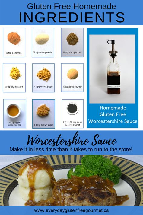 A picture of all the ingredients to make homemade Worcestershire sauce How To Make Worcestershire Sauce, How To Make Soy Sauce, Msg Recipes, Aandete Idees, Homemade Worcestershire Sauce, Worcestershire Sauce Substitute, Gluten Free Worcestershire Sauce, Worcestershire Sauce Recipes, Malt Vinegar