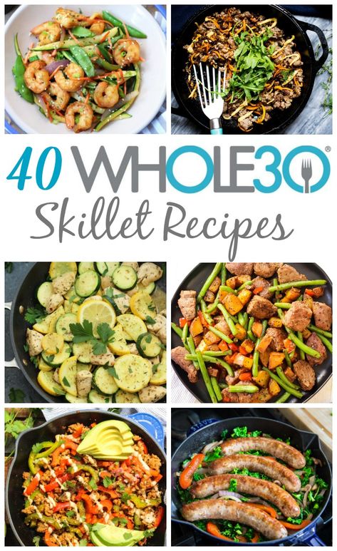 40 whole30 skillet recipes Low Carb Skillet, Dinner Quick And Easy, Whole30 Meals, Paleo Menu, Best Paleo Recipes, Dinner Quick, Skillet Recipes, Resep Diet, Paleo Diet Recipes