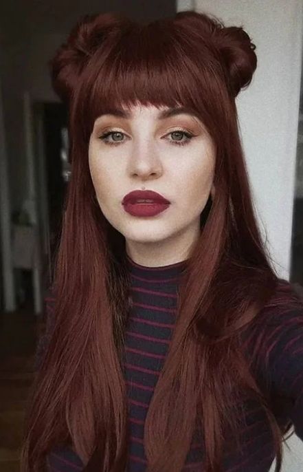 There's nothing hotter than dark red hair! These smoldering shades suit every skin tone and show off the fiery side of your personality. #redhairstyle Dark Red Hair Ideas, Red Hair Ideas, Dark Red Hair, Skin Tone, Dark Red, Hair Ideas, Red Hair, Skin Tones, Shades