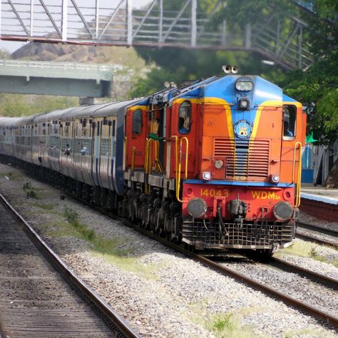 The Bygone era of Kingfisher ALCOs Nowadays ALCOs are being Rare to be seen due to electrification of Broad Gauge. Continuously being replaced by EMDs and Electrics . But their legacy can't be removed from History of Indian Railways. In Frame 1: GY WDM-3A 18782 chugging to signify its departure from Secunderabad with 12026 Secunderabad - Pune Shatabdi Superfast Express In Frame 2: MLY WDM-3A 14043 leading the twin charge with green flags on for 17063 Manmad - Secunderabad Ajanta Express... ... Green Flags, Being Replaced, Indian Railways, Bygone Era, Kingfisher, In Frame, Pune, Twins, History