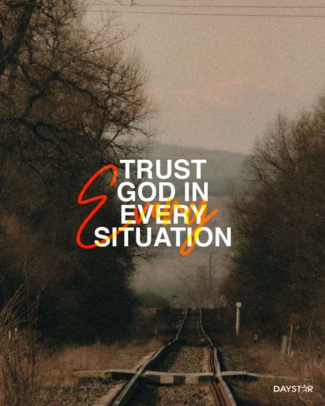 Trust God in every situation. Trust God Background, Trust God And Chill, God Says Trust Me, How To Trust God Completely, God Motivation, Trust God Even When You Don't Understand, Evil Quotes, Inspirational Uplifting Quotes, Don’t Worry Trust God