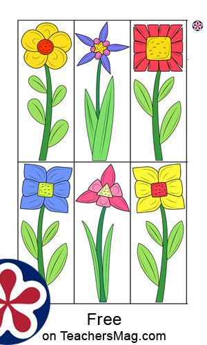 Printable Plant Shape Matching Activity for Preschool Students   These printables are a clever and fun way for preschool students to learn about shapes and match them to the words for that shape. Shape Activities Kindergarten, Shape Sorting Activities, Magnet Activities, Shapes Kindergarten, Flower Puzzles, Activity For Preschool, Printable Shapes, Insects Theme, Printable Flower