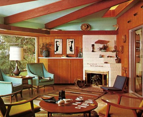 Knock on Wood: The Joys of Panelling | AnOther 1960s Wood Paneling, Mcm Wood Paneling, 70s Wood Paneling Living Room, 70s Paneling, Living Room Designs Vintage, 70s House Interior, 60s Room, 1960s Living Room, Wood Paneling Living Room