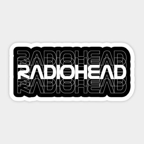 Radiohead -- Choose from our vast selection of stickers to match with your favorite design to make the perfect customized sticker/decal. Perfect to put on water bottles, laptops, hard hats, and car windows. Everything from favorite TV show stickers to funny stickers. For men, women, boys, and girls. Radiohead Stickers, 2024 Stickers, Spiderman Stickers, Music Symbols, Music Stickers, Radiohead, Hard Hats, Car Windows, Funny Stickers