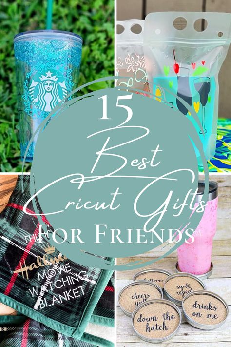 Best Cricut Gifts for Friends. Friend Diy Gifts Birthday, Bff Cricut Gifts, Birthday Gifts Made With Cricut, Friendship Cricut Ideas, Gifts To Make For Your Best Friend Diy, Cricut Gifts For Best Friend, Best Friend Birthday Gift Ideas Cricut, Homemade Gifts Cricut, Easy Cricut Gifts For Friends