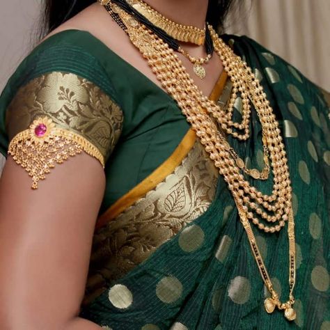 Traditional Jewellery of Maharashtra - ZeroKaata Studio Maharashtrian Culture, Marathi Mulgi, Maharashtrian Bride, Shilpa Reddy, Maharashtrian Wedding, Maharashtrian Jewellery, Marathi Wedding, Sanatan Dharma, Saree Jewellery