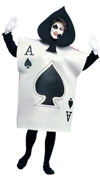 Playing Card Costume, Halloween Alice In Wonderland, Diy Playing Cards, Card Costume, Alice In Wonderland Diy, Book Day Costumes, Ace Card, Alice In Wonderland Costume, Wonderland Costumes