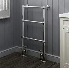 Old Fashioned Bathtub, Traditional Towel Radiator, Victorian Style Bathroom, Chrome Towel Rail, Bar Flooring, Tongue And Groove Panelling, Bathroom Radiators, Towel Radiator, Chrome Bathroom