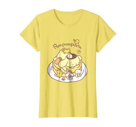 Amazon.com: Pom Pom Purin Pancake Friends Tee Shirt: Clothing Pompompurin Shirt, Pom Purin, Pom Pom Purin, Friends Tee, Friends Shirt, Shirt Shop, Tee Shirt, Pom Pom, Hello Kitty