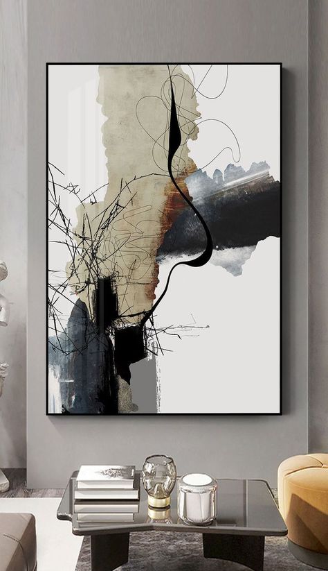 Art With Wallpaper, Abstract Art Ideas Acrylic, Painting Advertising, Neutral Abstract Paintings, Neutral Abstract Art, Canvas Art Quotes, Abstract Art Painting Techniques, Abstract Painting Techniques, Paintings Modern