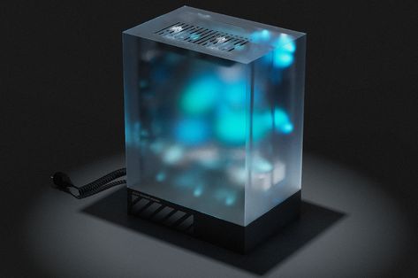 This sci-fi transparent PC case is a hypnotic symphony of beastly performance and killer looks | Yanko Design Diy Pc Case, Futuristic Computer, Diy Pc, Build A Pc, All In One Pc, Computer Build, Custom Computer, Desktop Setup, Red Led Lights