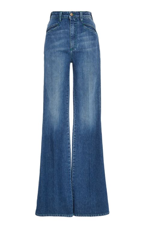 Philosophy di Lorenzo Serafini Denim High Waisted Flared Trouser Plus Size Leather Pants, Plus Size Leather, High Waisted Jeans Outfit, Best Jeans For Women, Flared Trousers, Lorenzo Serafini, High Waisted Flares, Flare Trousers, Women Plus Size